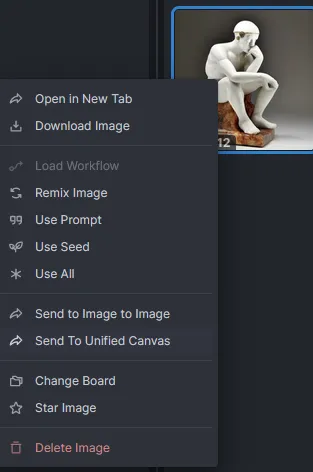 Image Menu
