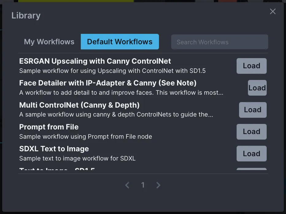 Workflow Library